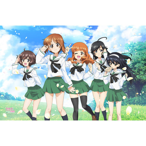 『ガールズ&パンツァー 最終章』描き下ろしタオルケット(あんこうチーム/制服)